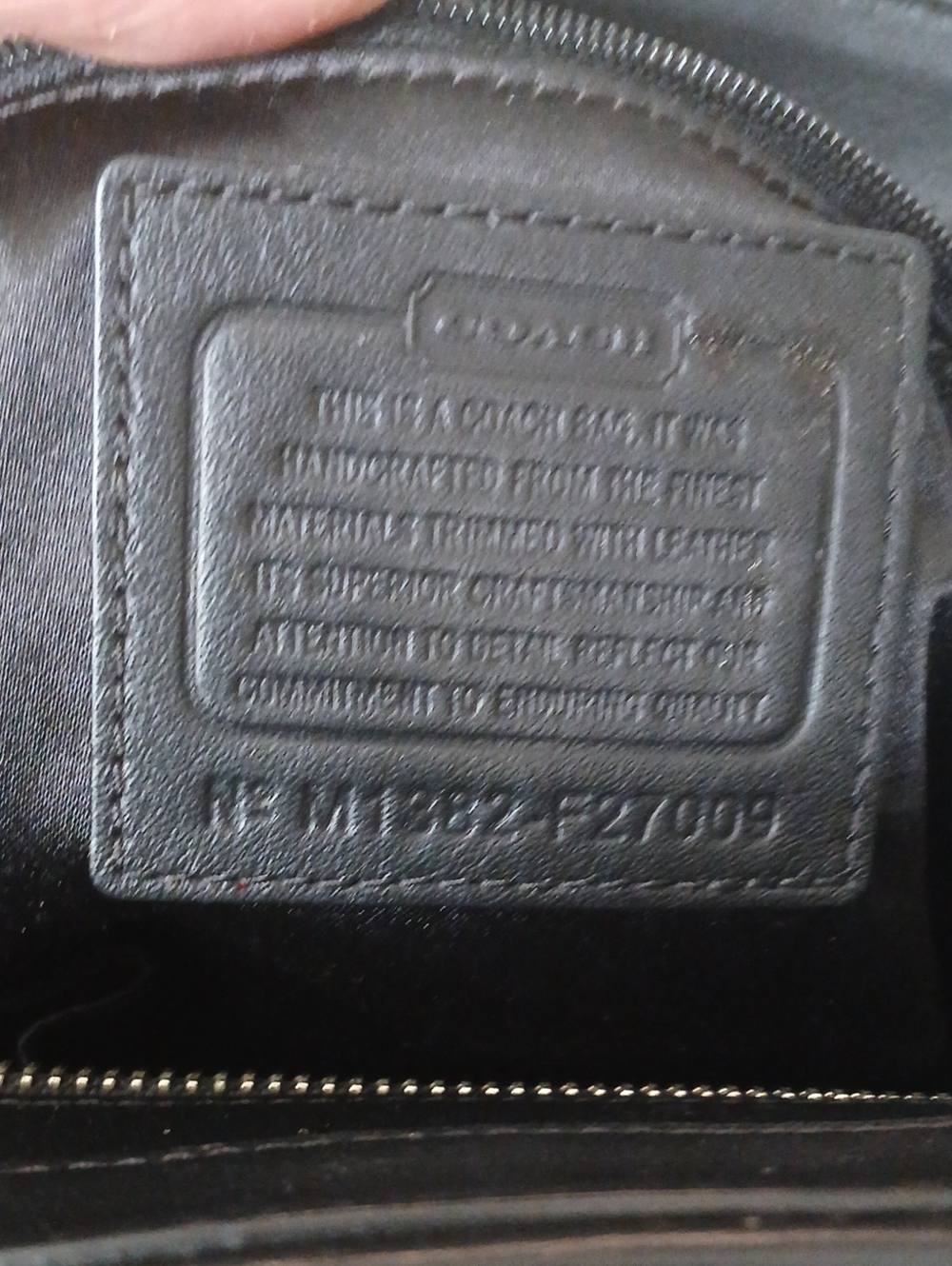 Coach Taylor Zebra-Print Carryall Canvas And Leather Tote - Picture 11 of 12